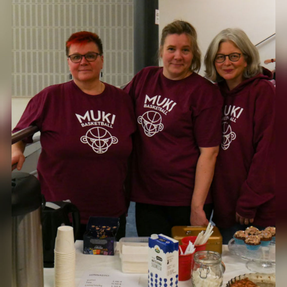 Merja, Johanna, Dita, Mari ja Marika